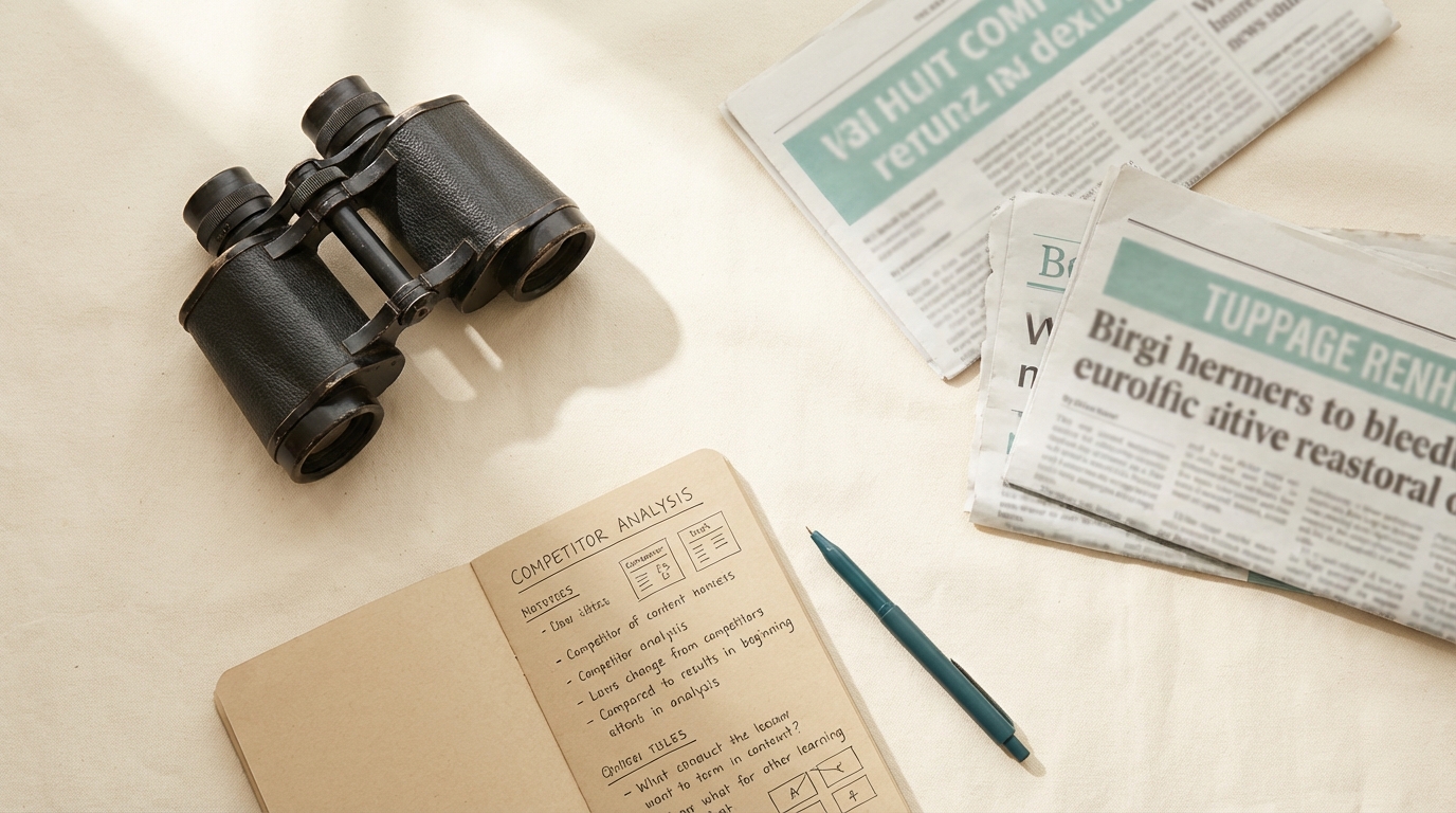 Stap 1: Concurrenten Identificeren